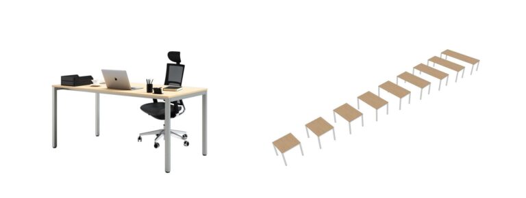 kancelářské stoly CUBIC SLIM
