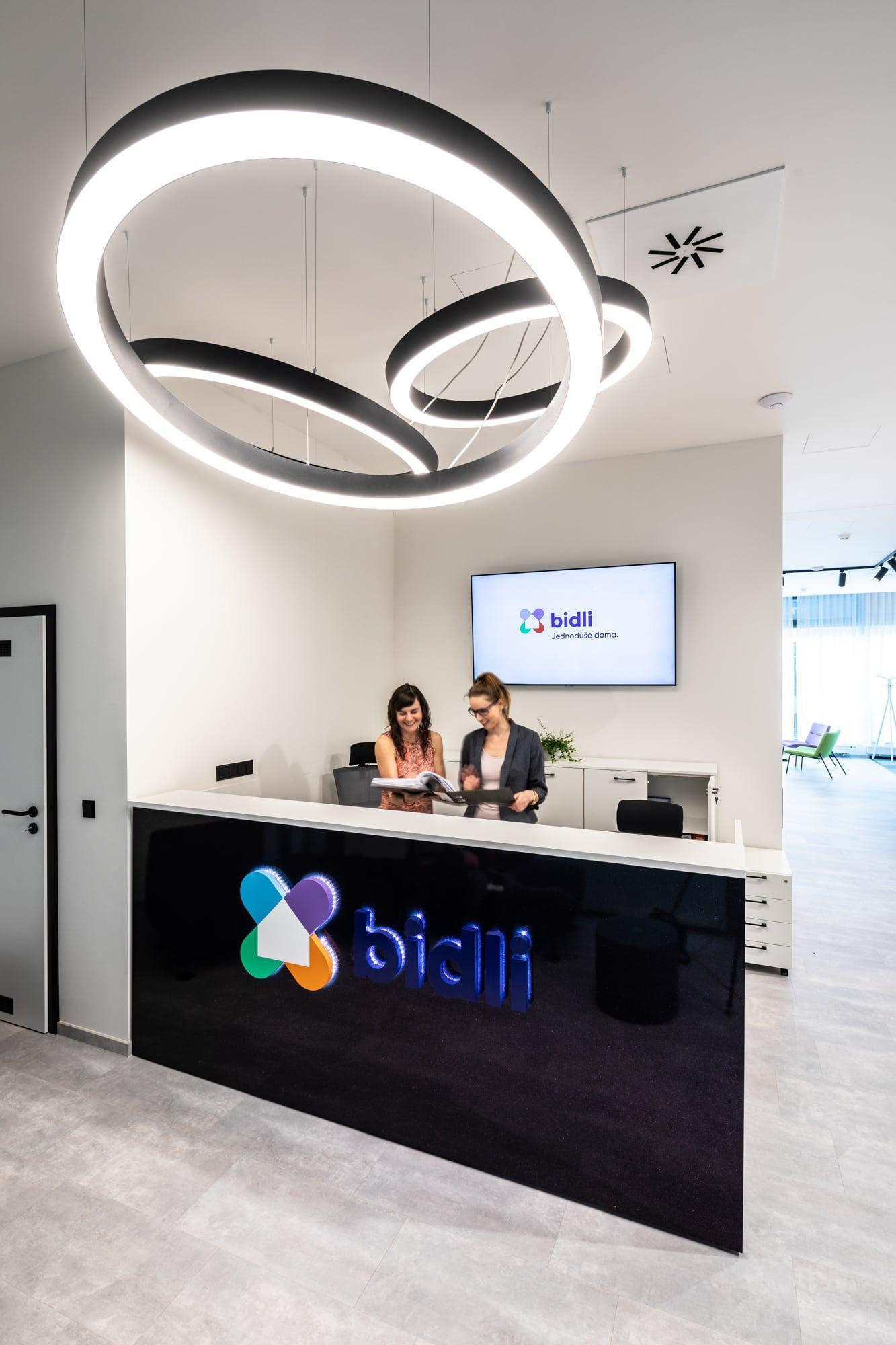 Klientské centrum a kanceláře Bidli Bydli Brno 187 a web